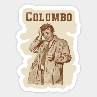 Columbo - Vintage art Sticker